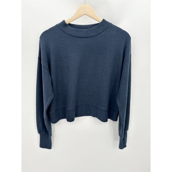 Cotton On Blue Crewneck Long Sleeve Pullover Sweater Women's Size X-Small XS - Picture 1 of 8